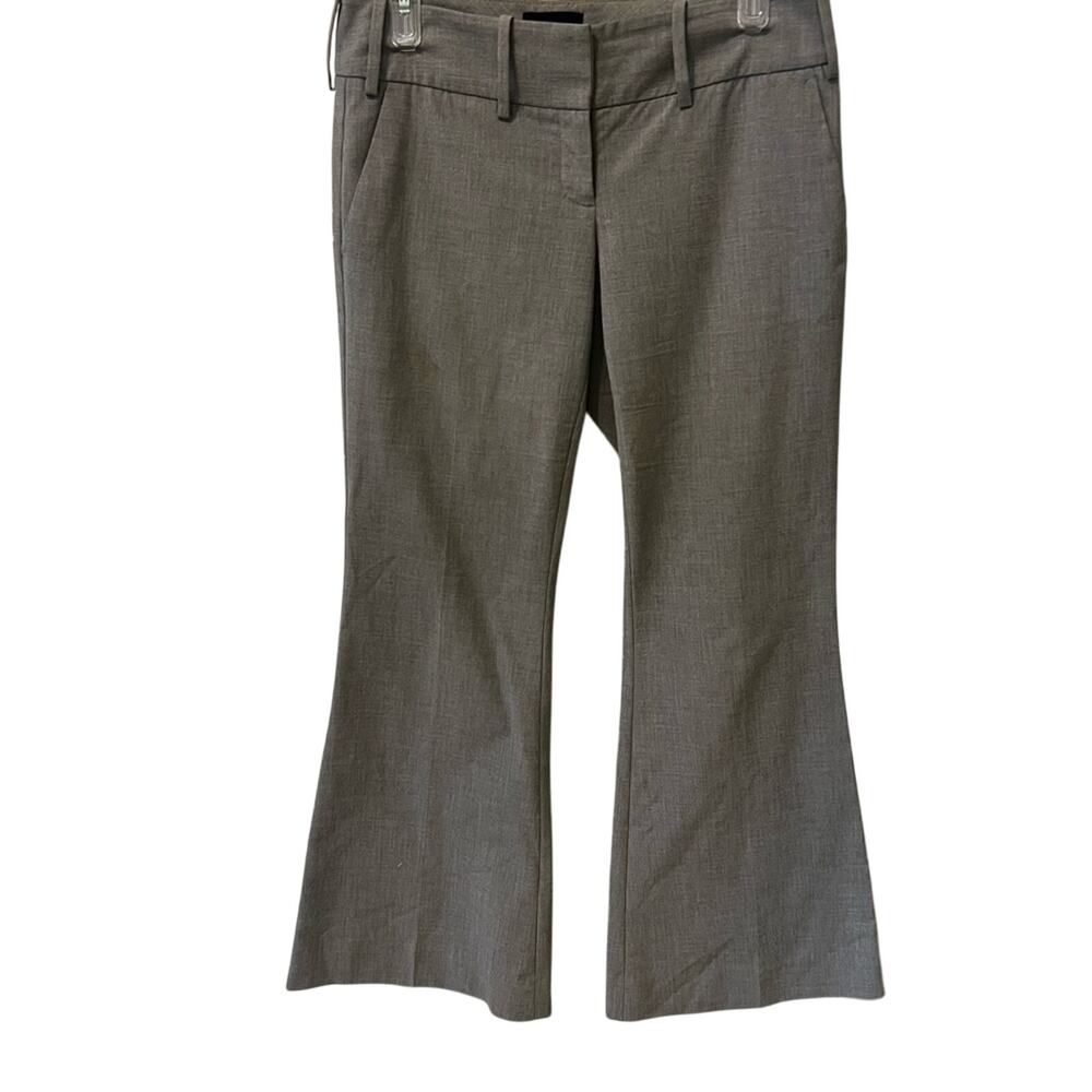 Y2K Vintage The Limited Gray Flared Wide leg Dress Pants Size 2 Office Siren